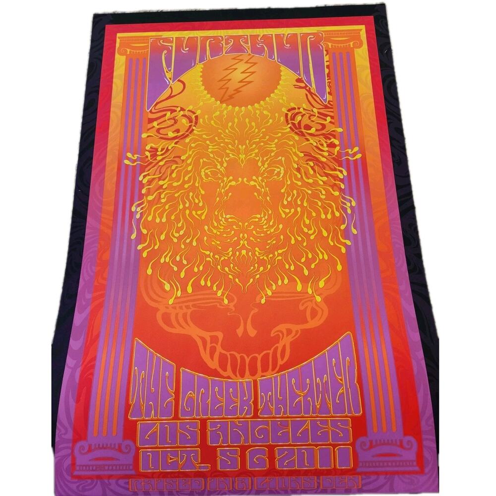 Furthur Concert Poster Biffle Greek Theater 2011 Numbered 235/300 Grateful Dead